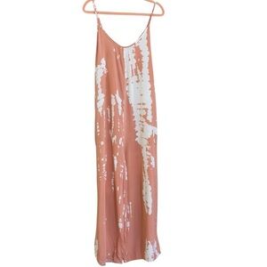 Buenos Ninos Hippie Boho Tie-Dye Wide Leg Jumpsuit Women’s S Resort Wear Casual